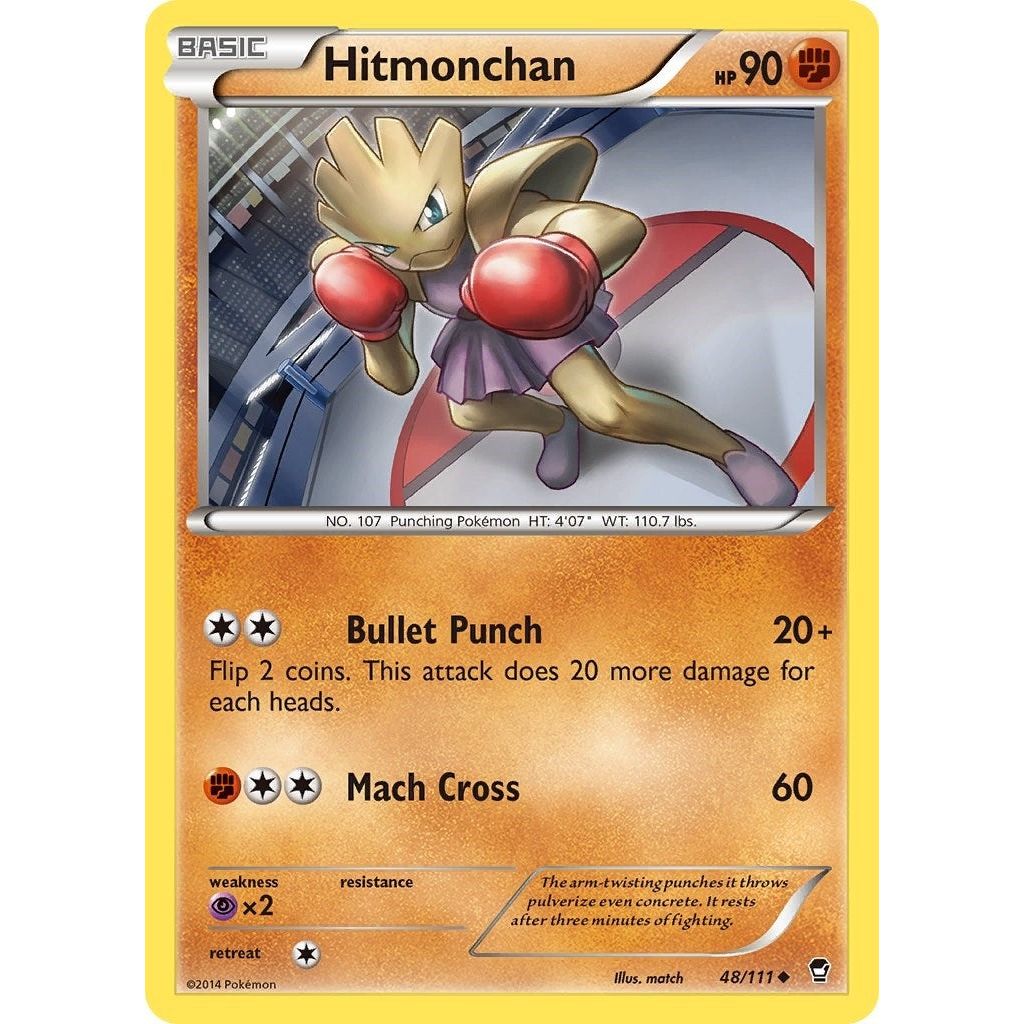 Image for Hitmonchan (48/111) (FFI) - Pokemon