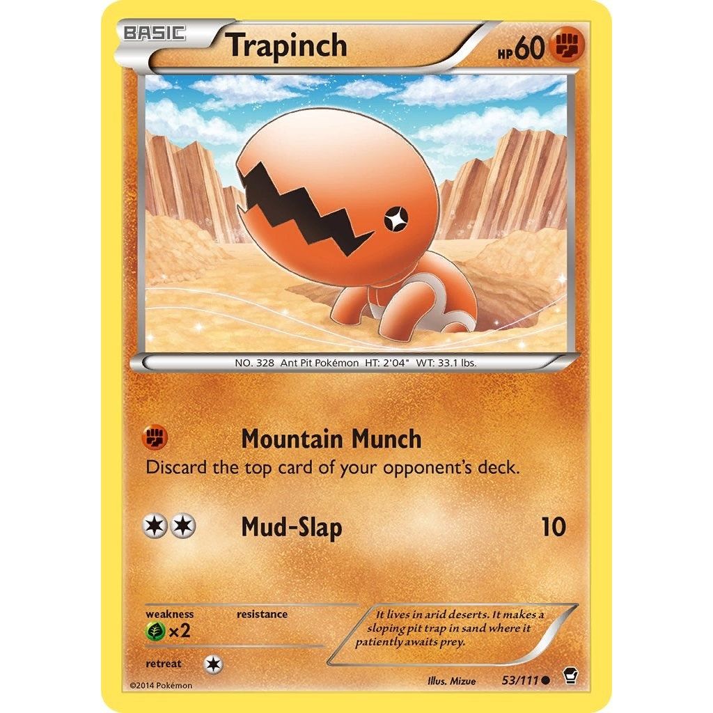 Image for Trapinch (53/111) (FFI) - Pokemon
