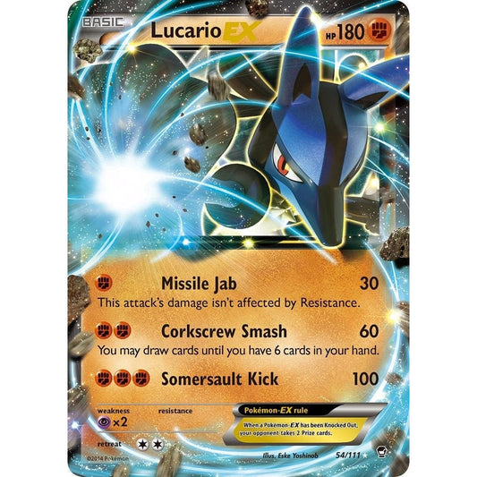 Image for Lucario EX (54/111) (FFI) - Pokemon
