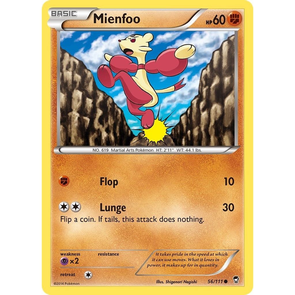 Image for Mienfoo (56/111) (FFI) - Pokemon