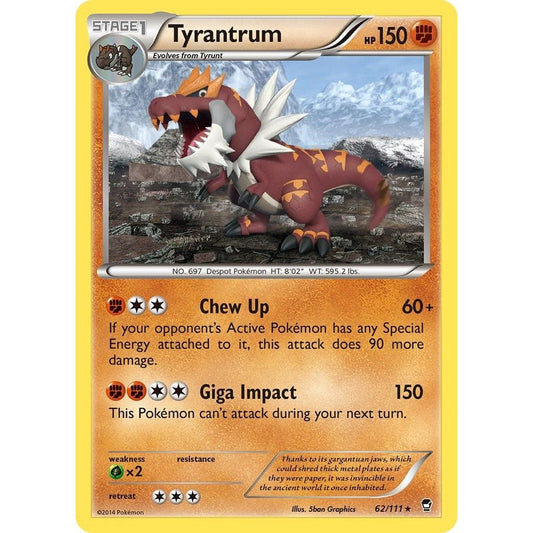 Image for Tyrantrum (62/111) (FFI) - Pokemon