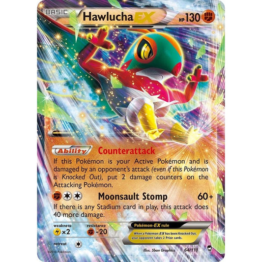 Image for Hawlucha EX (64/111) (FFI) - Pokemon