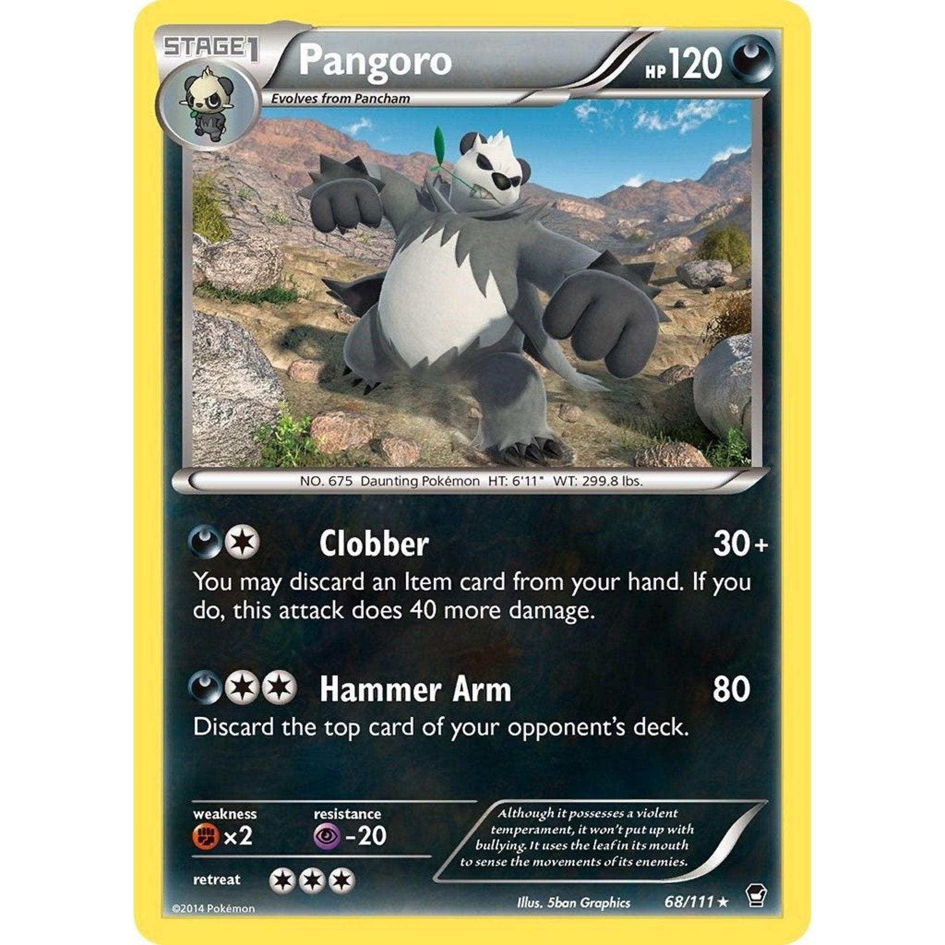 Image for Pangoro (68/111) (FFI) - Pokemon
