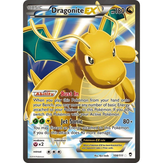 Image for Dragonite EX (108 Full Art) (108/111) (FFI) - Pokemon