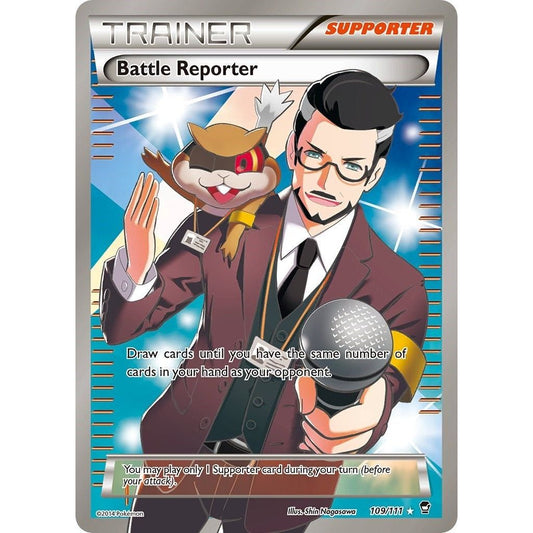Image for Battle Reporter (109 Full Art) (109/111) (FFI) - Pokemon