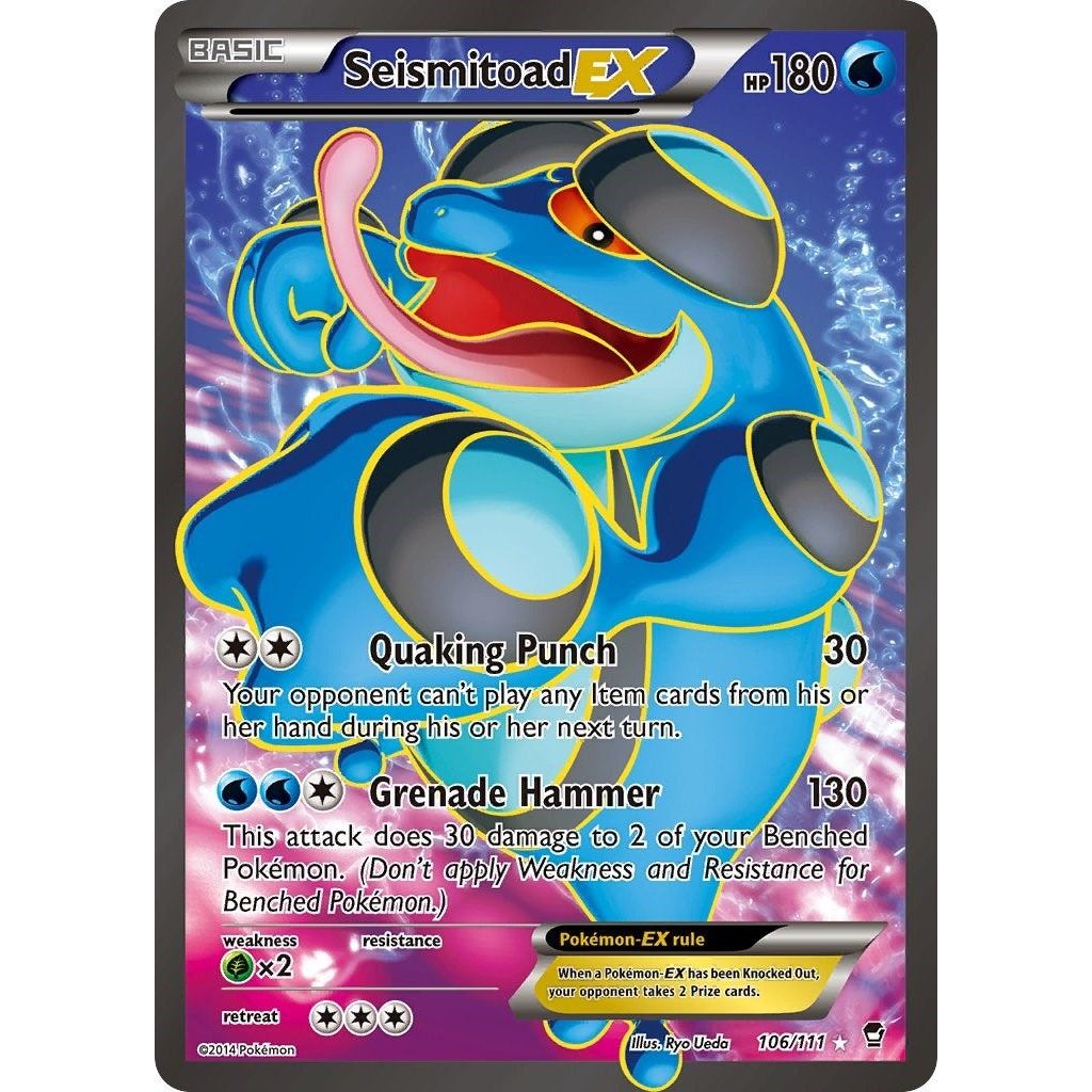Image for Seismitoad EX (106 Full Art) (106/111) (FFI) - Pokemon