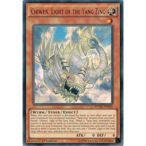 Image for Chiwen, Light of the Yang Zing (DUEA-EN032) (DUEA) - YuGiOh