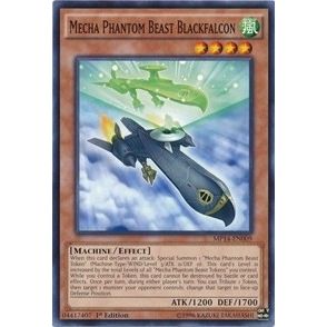 Image for Mecha Phantom Beast Blackfalcon (MP14-EN009) (MP14) - YuGiOh