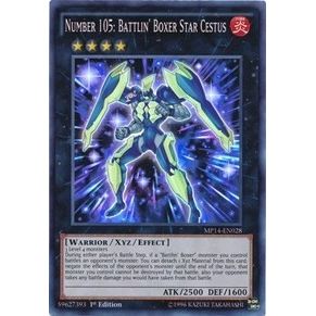 Image for Number 105: Battlin' Boxer Star Cestus (MP14-EN028) (MP14) - YuGiOh