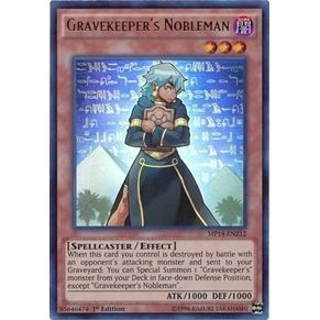 Image for Gravekeeper's Nobleman (MP14-EN212) (MP14) - YuGiOh