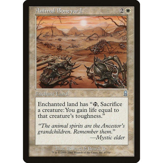 Image for Animal Boneyard (4) (ODY) - Magic: The Gathering