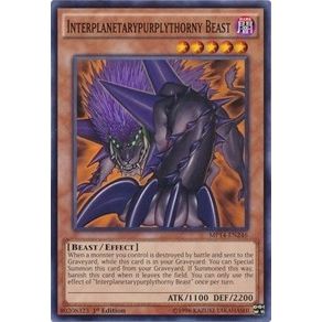 Image for Interplanetarypurplythorny Beast (MP14-EN246) (MP14) - YuGiOh