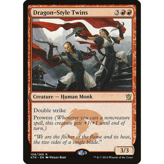 Image for Dragon-Style Twins (108) (KTK) - Magic: The Gathering