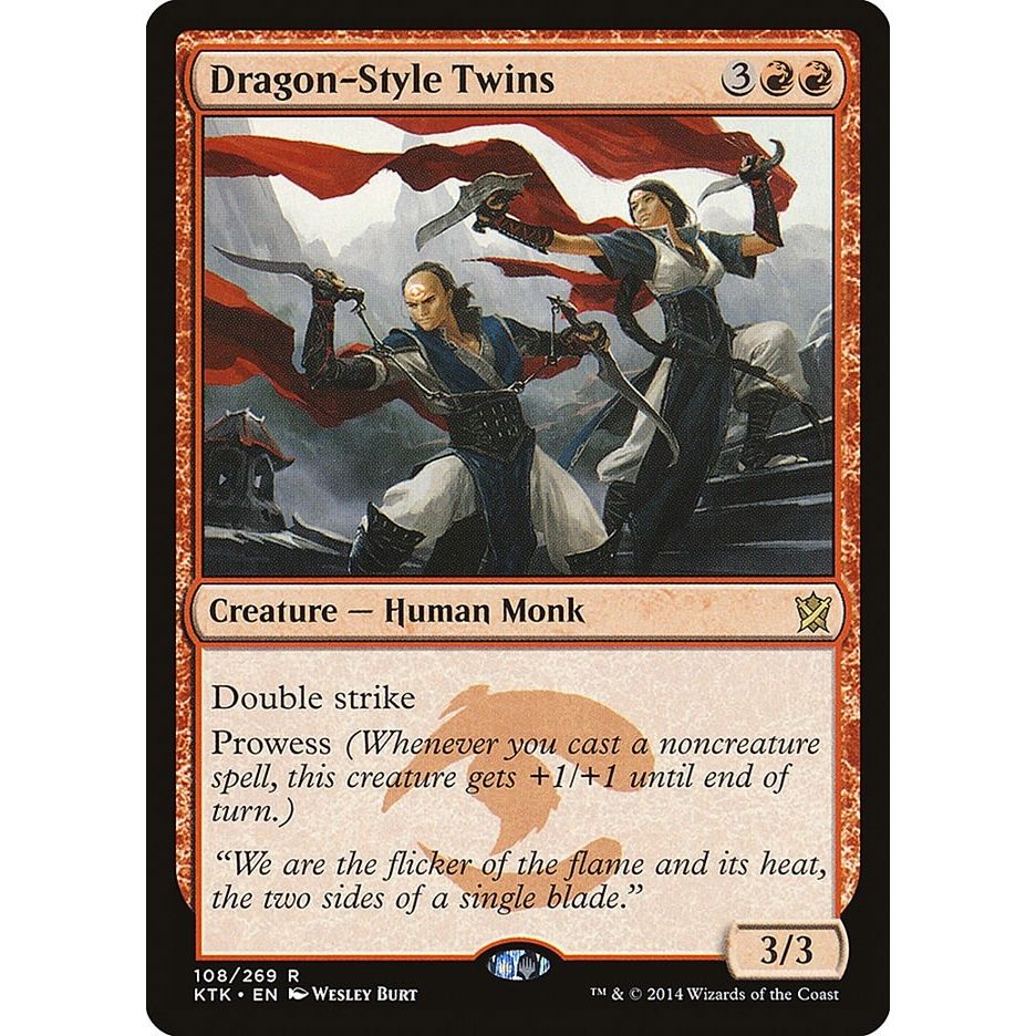 Image for Dragon-Style Twins (108) (KTK) - Magic: The Gathering