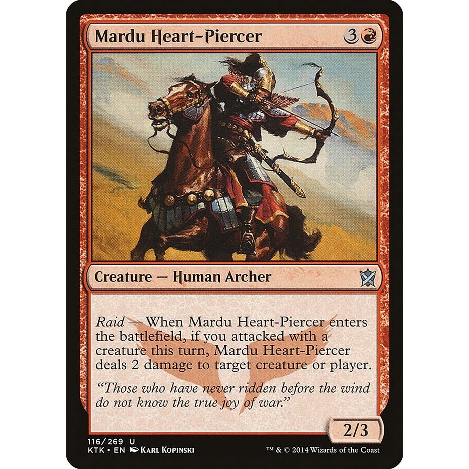 Image for Mardu Heart-Piercer (116) (KTK) - Magic: The Gathering