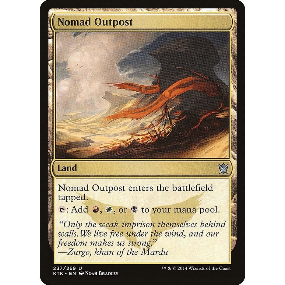 Image for Nomad Outpost (237) (KTK) - Magic: The Gathering