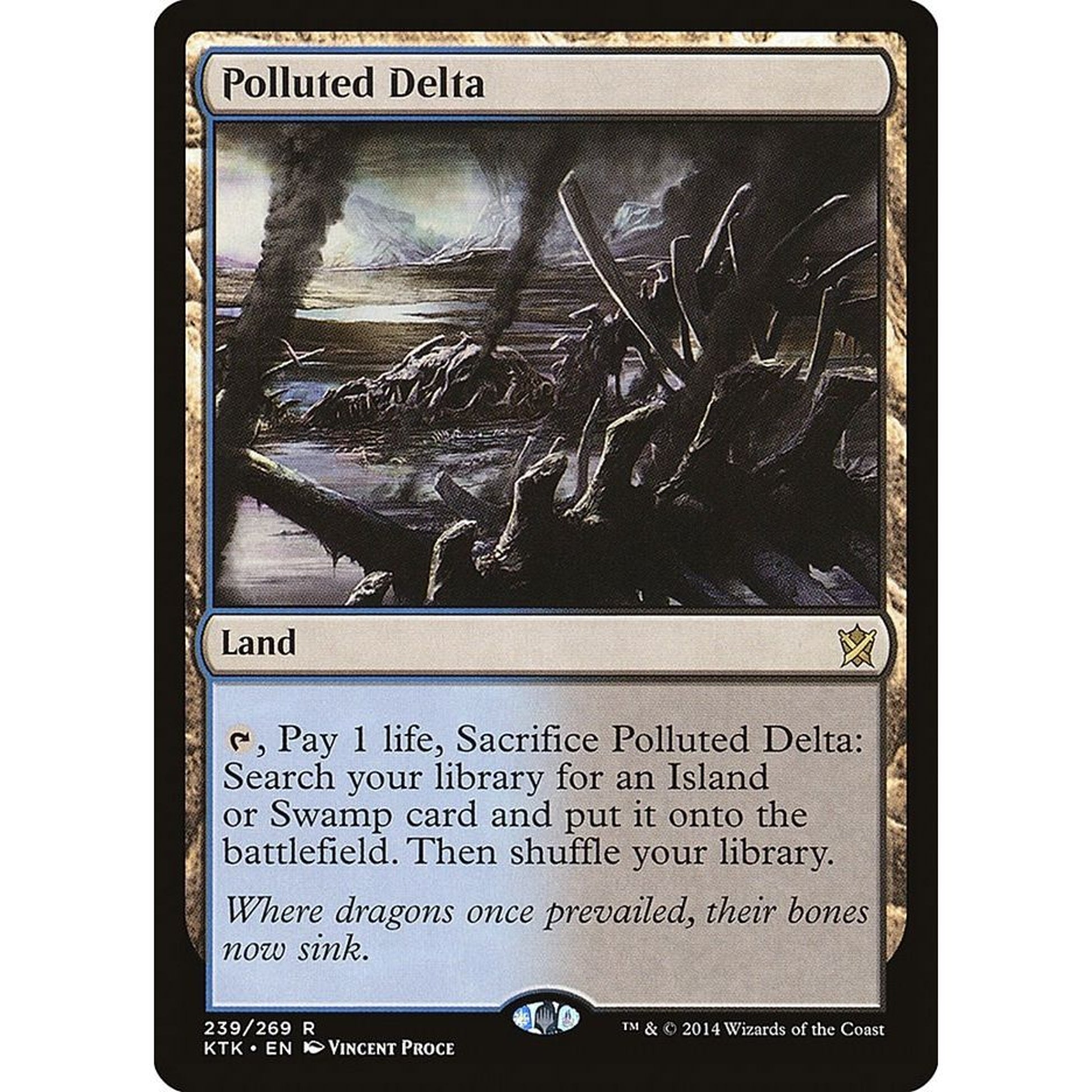 Image for Polluted Delta (239) (KTK) - Magic: The Gathering