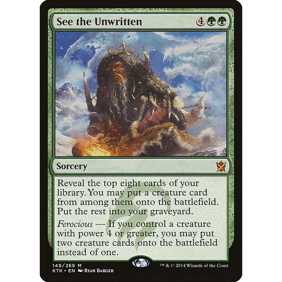 Image for See the Unwritten (149) (KTK) - Magic: The Gathering
