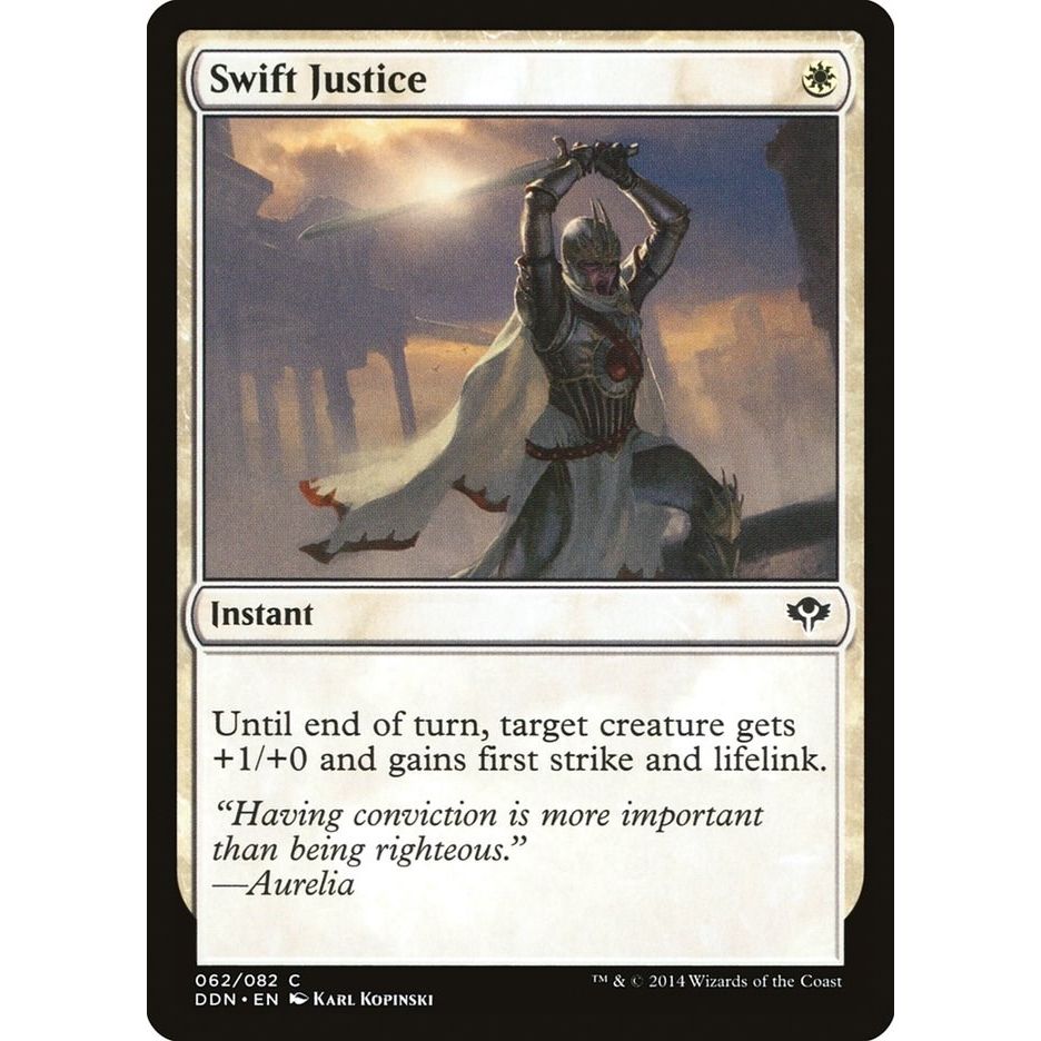 Image for Swift Justice (62) (DDN) - Magic: The Gathering