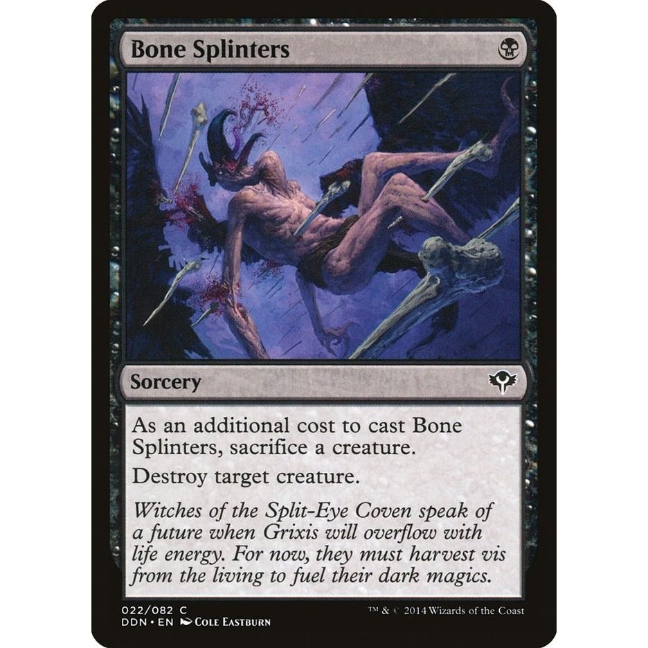 Image for Bone Splinters (22) (DDN) - Magic: The Gathering