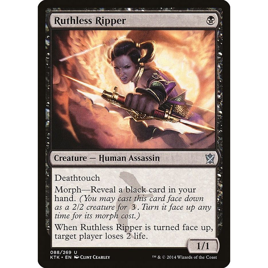 Image for Ruthless Ripper (88) (KTK) - Magic: The Gathering