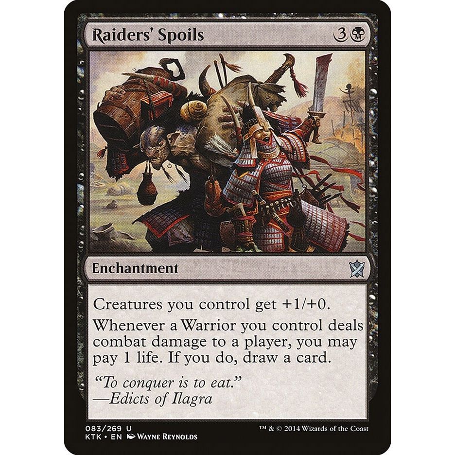 Image for Raiders' Spoils (83) (KTK) - Magic: The Gathering