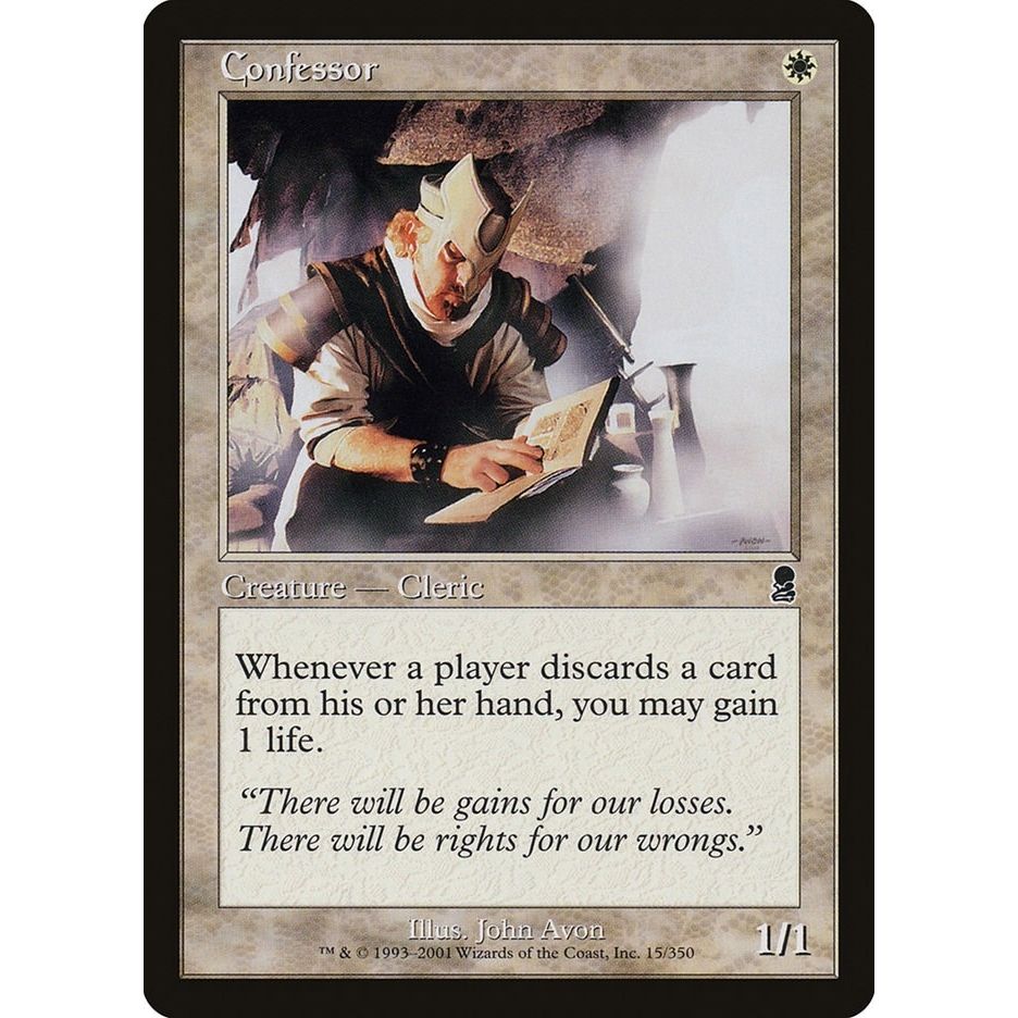 Image for Confessor (15) (ODY) - Magic: The Gathering