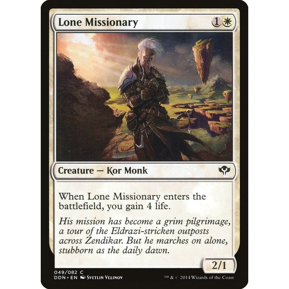 Image for Lone Missionary (49) (DDN) - Magic: The Gathering