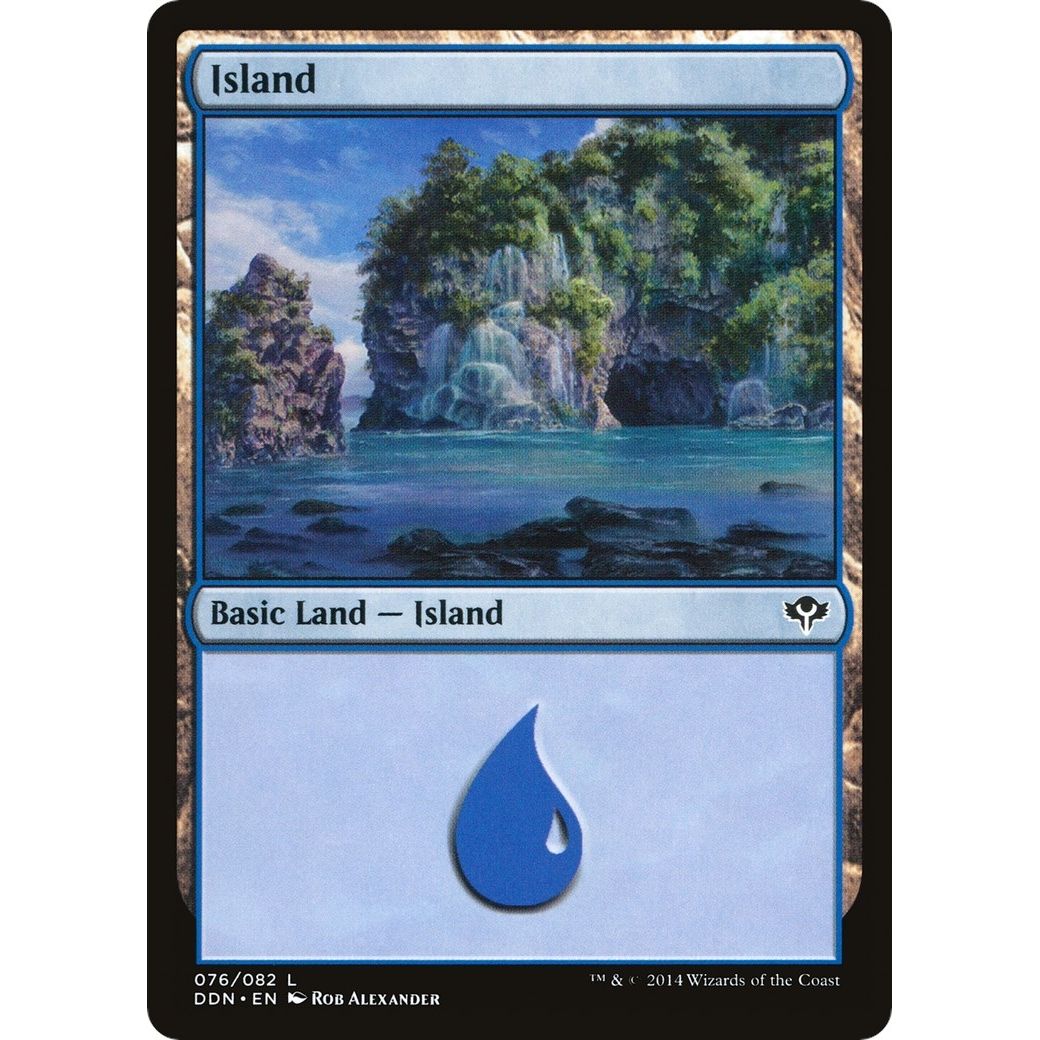 Image for Island (076) (76) (DDN) - Magic: The Gathering