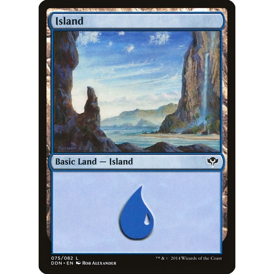 Image for Island (075) (75) (DDN) - Magic: The Gathering