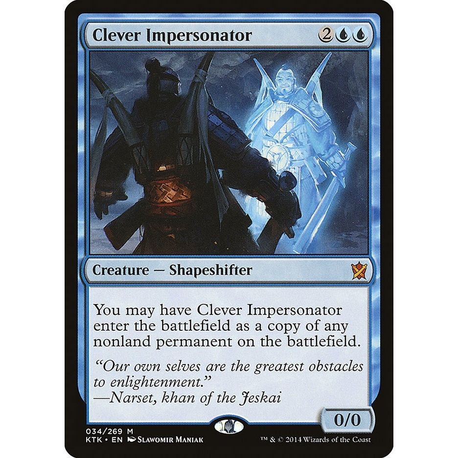Image for Clever Impersonator (34) (KTK) - Magic: The Gathering