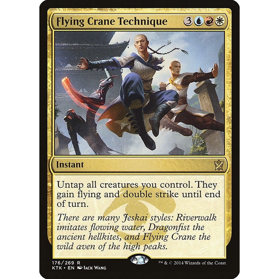 Image for Flying Crane Technique (176) (KTK) - Magic: The Gathering