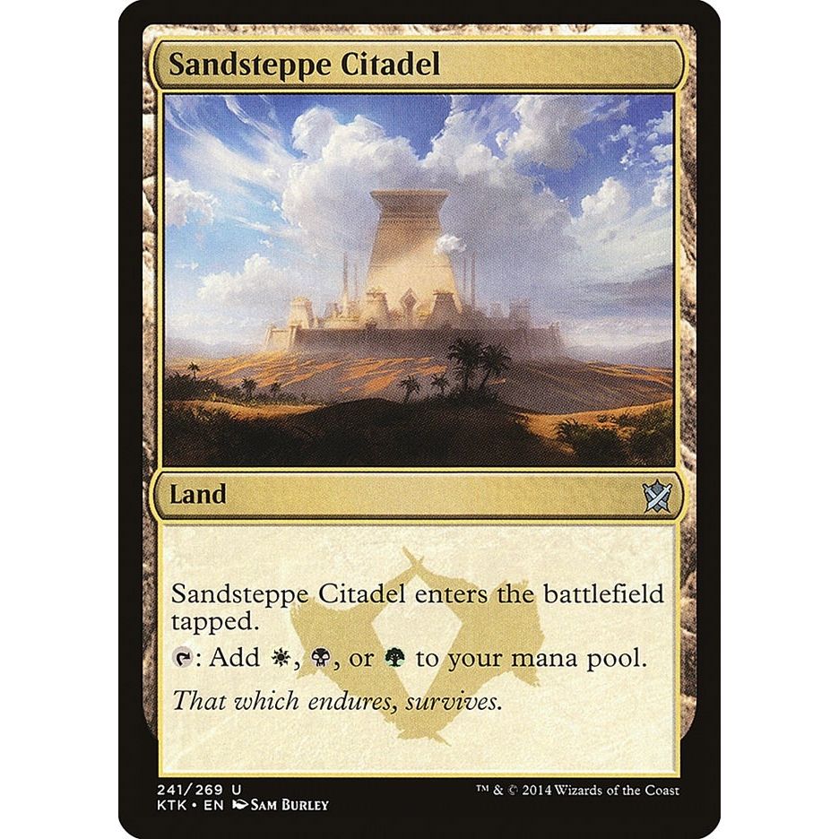 Image for Sandsteppe Citadel (241) (KTK) - Magic: The Gathering