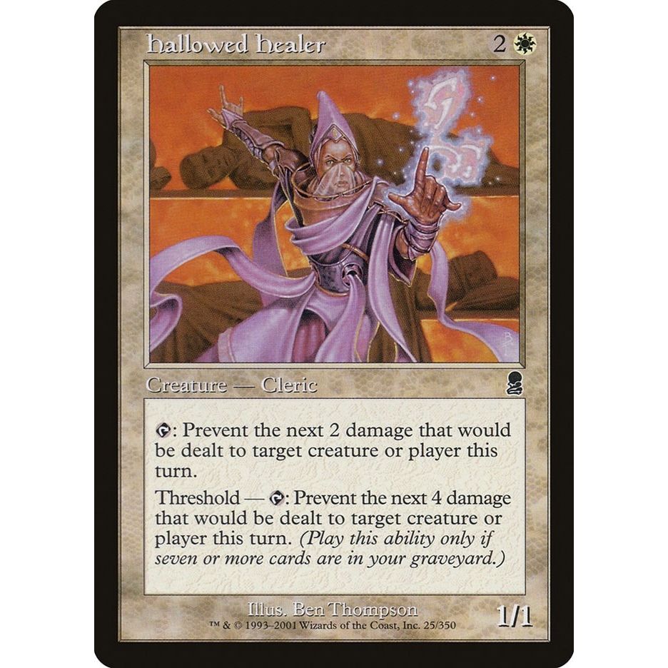 Image for Hallowed Healer (25) (ODY) - Magic: The Gathering
