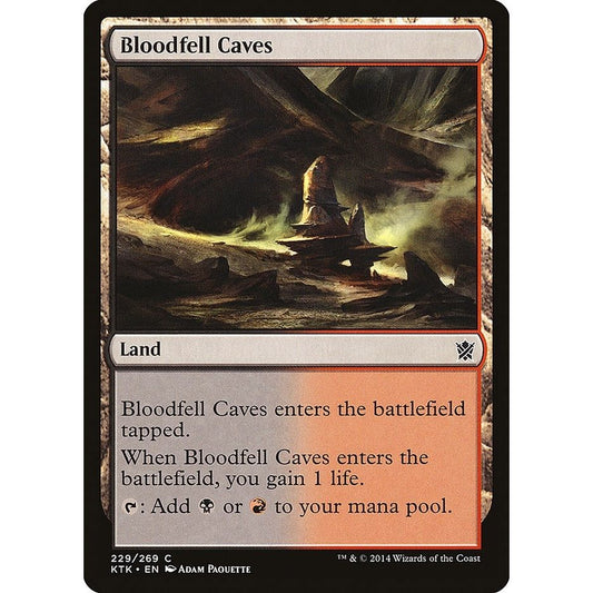 Image for Bloodfell Caves (229) (KTK) - Magic: The Gathering