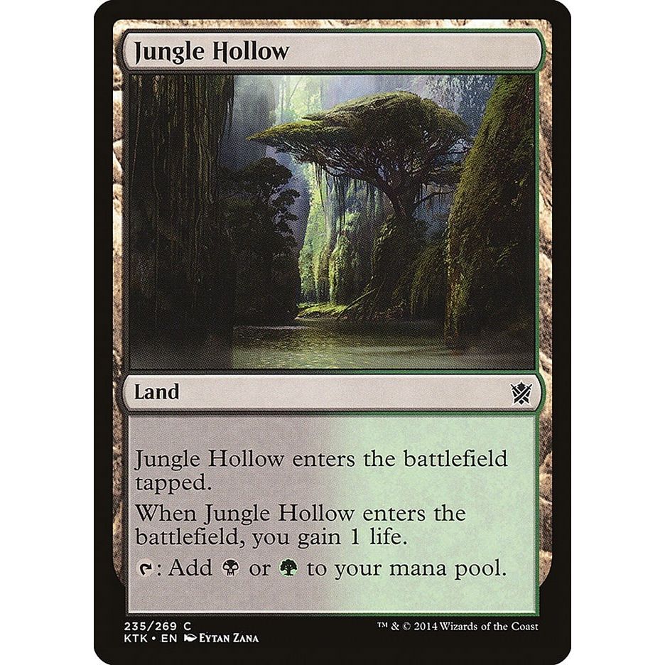 Image for Jungle Hollow (235) (KTK) - Magic: The Gathering