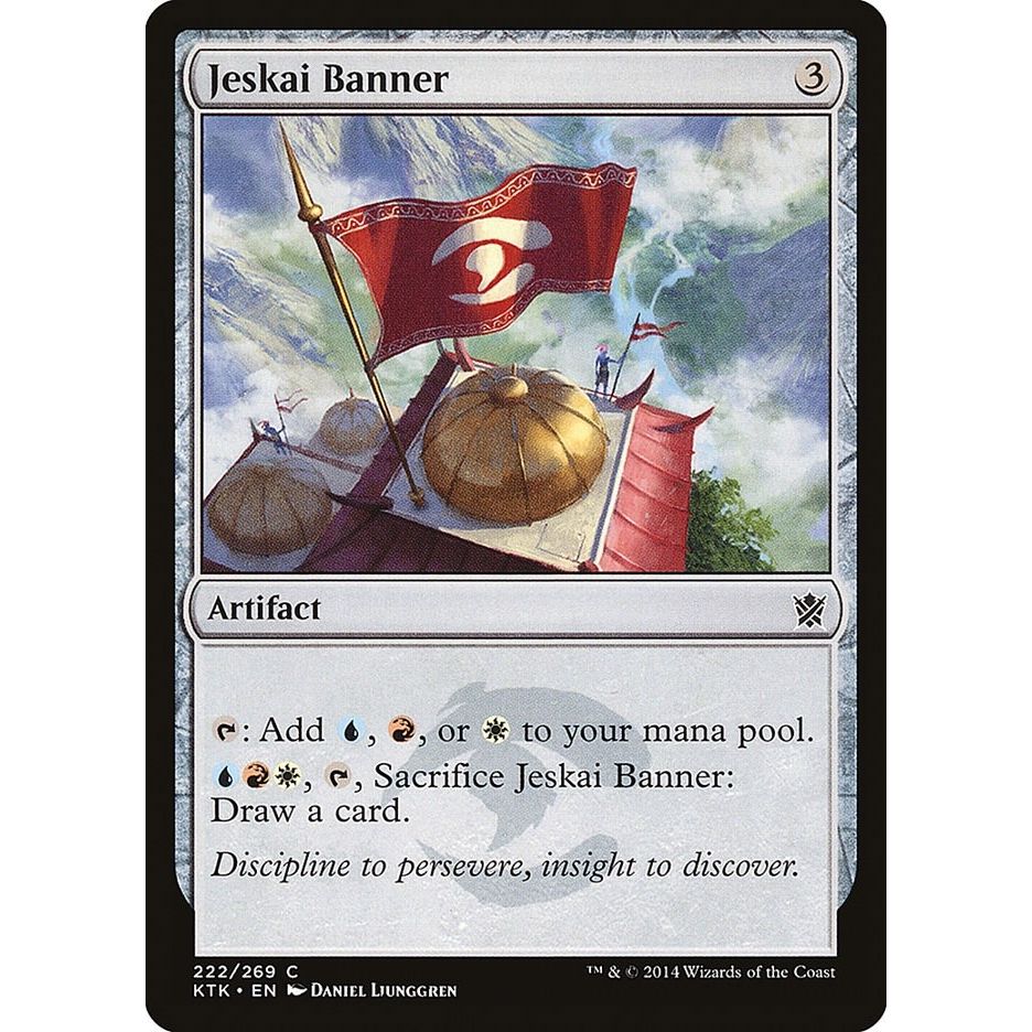 Image for Jeskai Banner (222) (KTK) - Magic: The Gathering