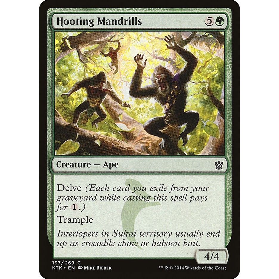 Image for Hooting Mandrills (137) (KTK) - Magic: The Gathering
