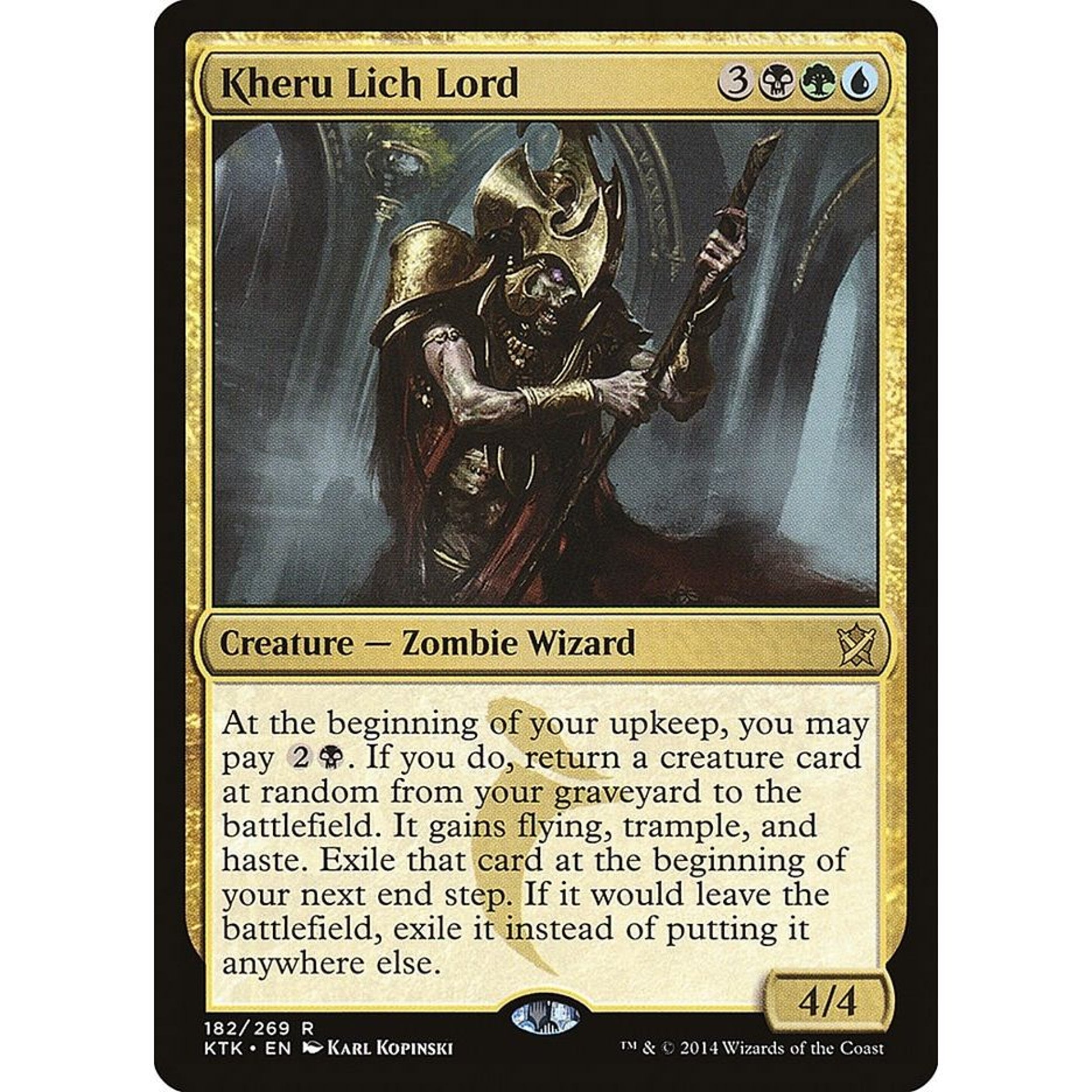 Image for Kheru Lich Lord (182) (KTK) - Magic: The Gathering