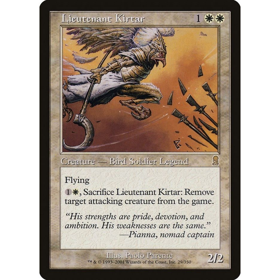 Image for Lieutenant Kirtar (29) (ODY) - Magic: The Gathering