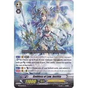 Image for Goddess of Law, Justitia (B) (PR/0104EN B) (PR) - Cardfight Vanguard