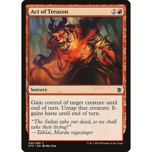 Image for Act of Treason (95) (KTK) - Magic: The Gathering