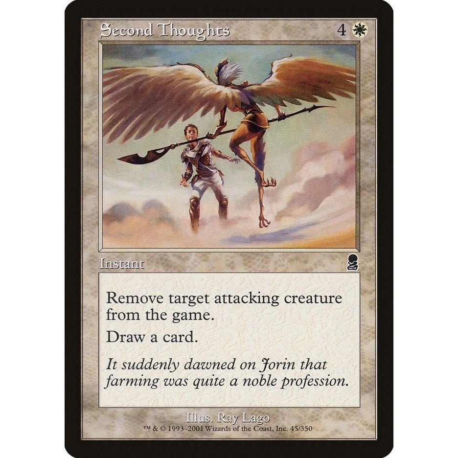 Image for Second Thoughts (45) (ODY) - Magic: The Gathering