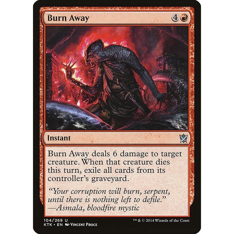 Image for Burn Away (104) (KTK) - Magic: The Gathering