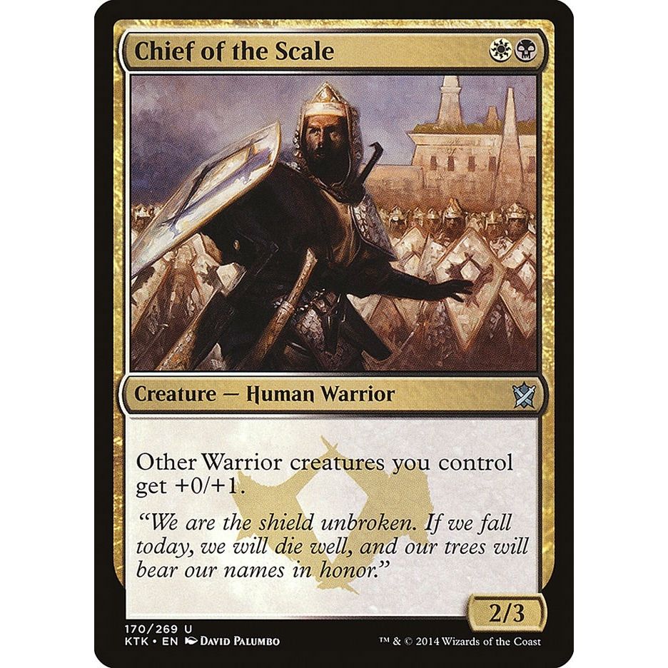 Image for Chief of the Scale (170) (KTK) - Magic: The Gathering
