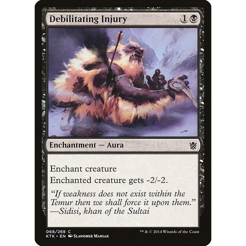 Image for Debilitating Injury (68) (KTK) - Magic: The Gathering