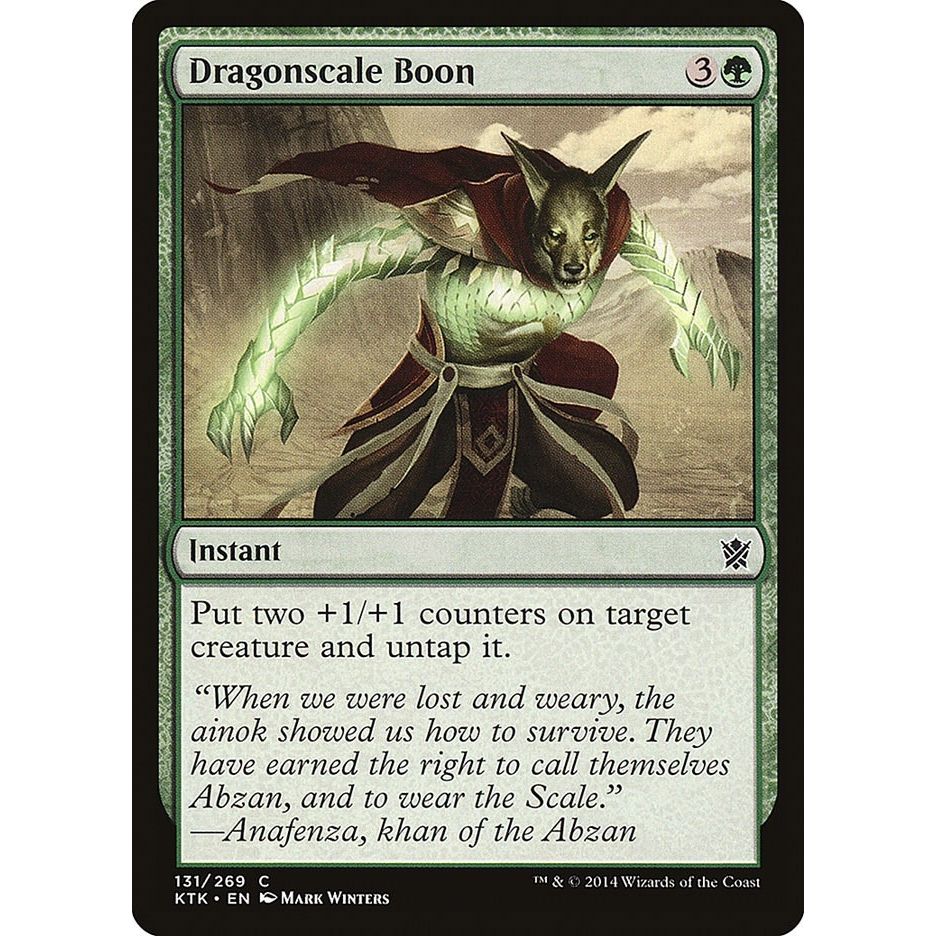Image for Dragonscale Boon (131) (KTK) - Magic: The Gathering