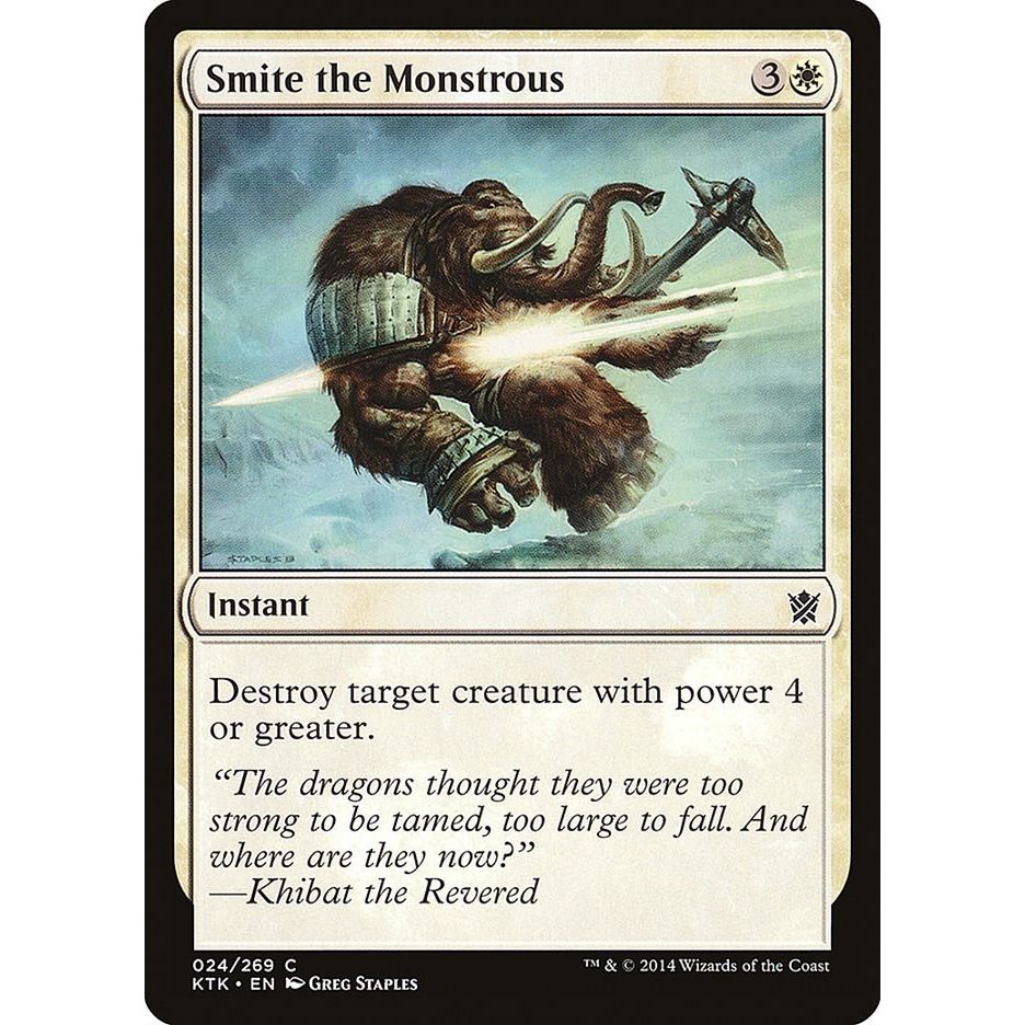 Image for Smite the Monstrous (24) (KTK) - Magic: The Gathering