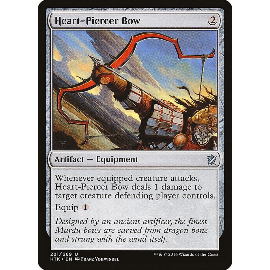 Image for Heart-Piercer Bow (221) (KTK) - Magic: The Gathering