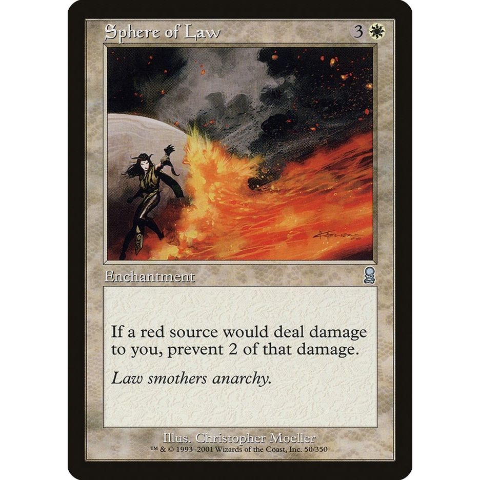 Image for Sphere of Law (50) (ODY) - Magic: The Gathering